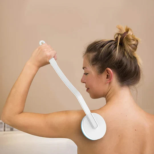 Back Lotion Applicator Extended Handle Textured Roller Heads