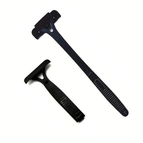 Back Shaver Extra Long Handle & Stainless Steel Blades