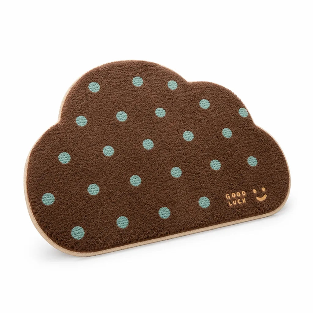 Bath Mat Cat-Themed Faux Cashmere Non-Slip Machine Washable