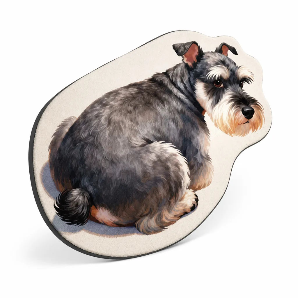 Bath Mat Dog-Shaped Plush Microfiber Non-Slip Machine Washable