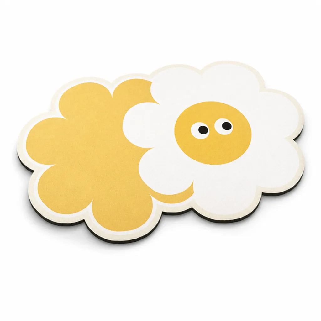 Bath Mat Flower-Shaped Plush Non-Slip Machine Washable