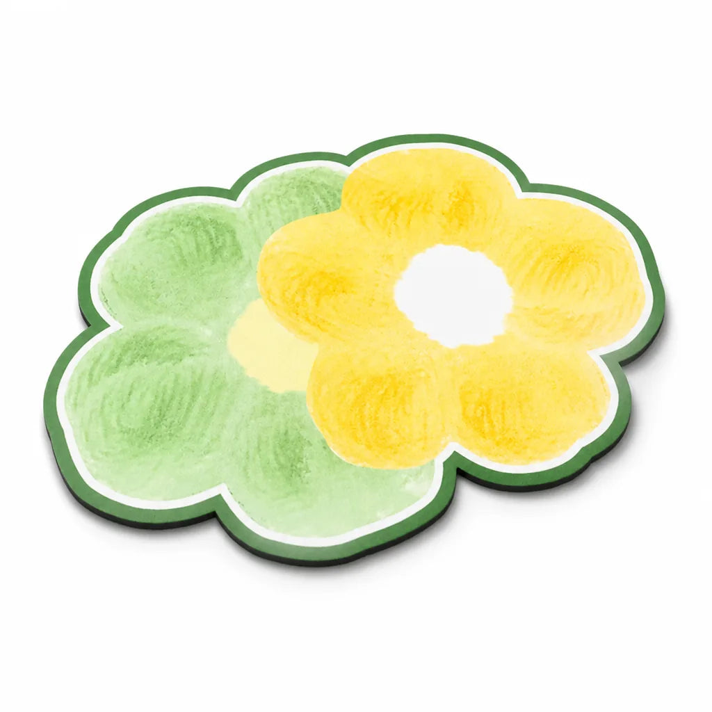 Bath Mat Flower-Shaped Plush Non-Slip Machine Washable