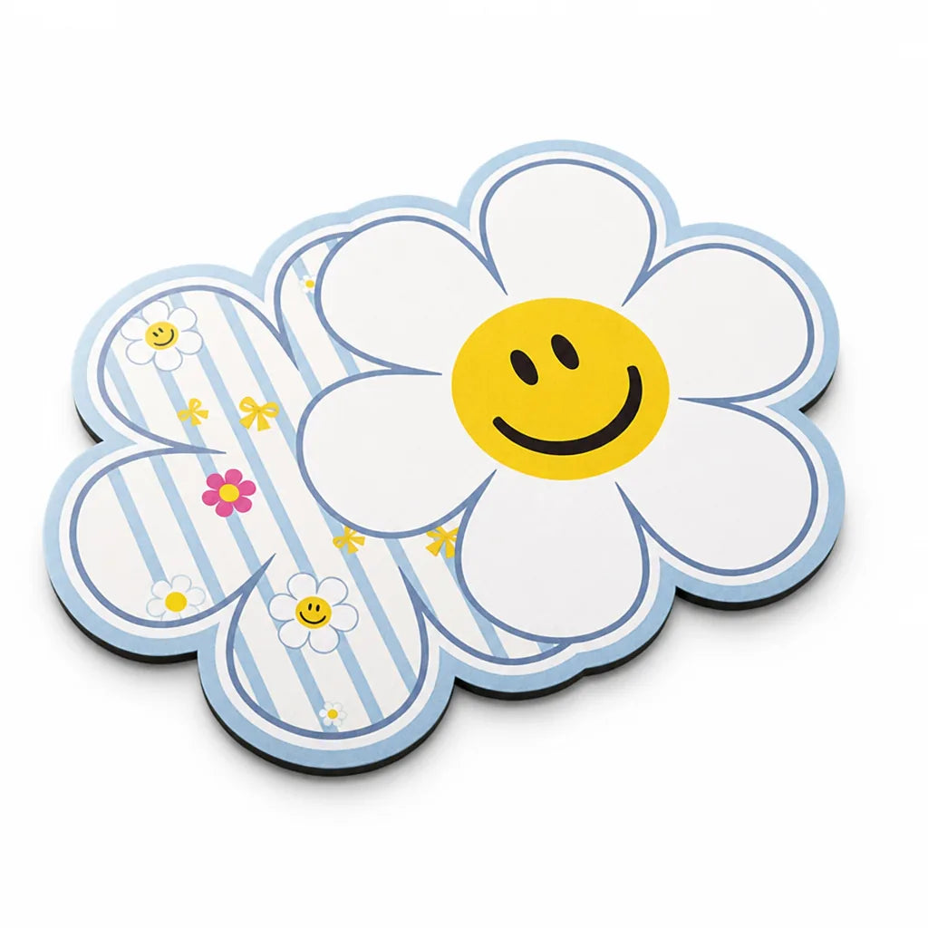 Bath Mat Flower-Shaped Plush Non-Slip Machine Washable