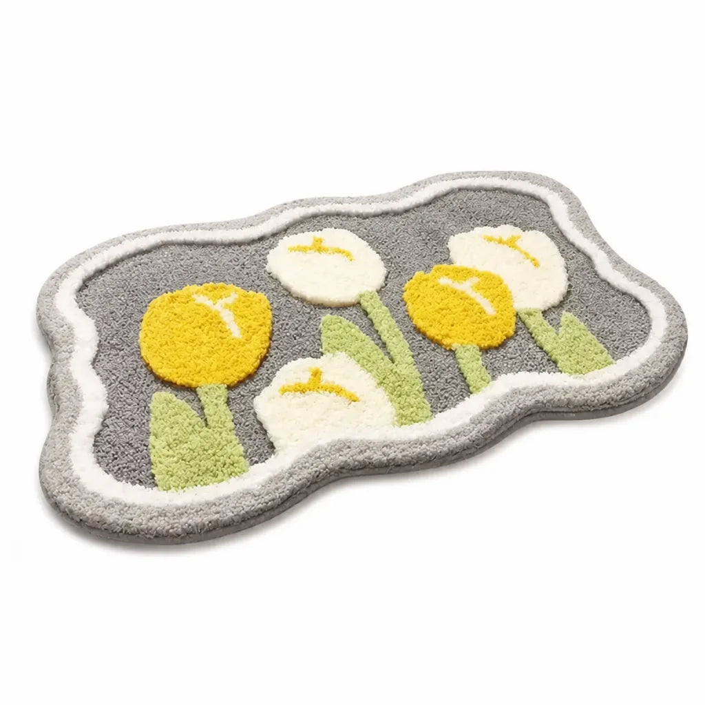 Bath Mat Shamrock Plush Non-Slip & Absorbent