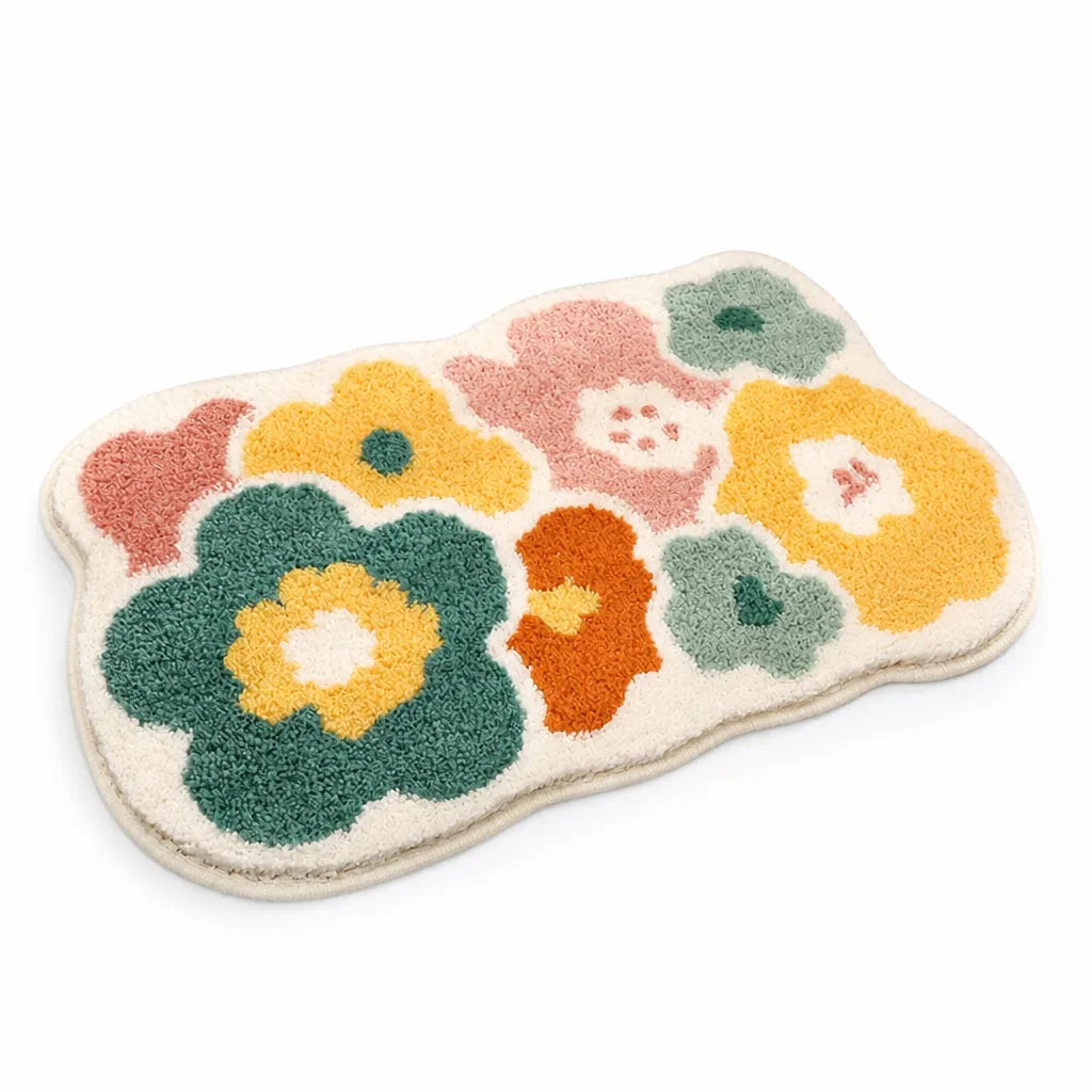 Bath Mat Shamrock Plush Non-Slip & Absorbent