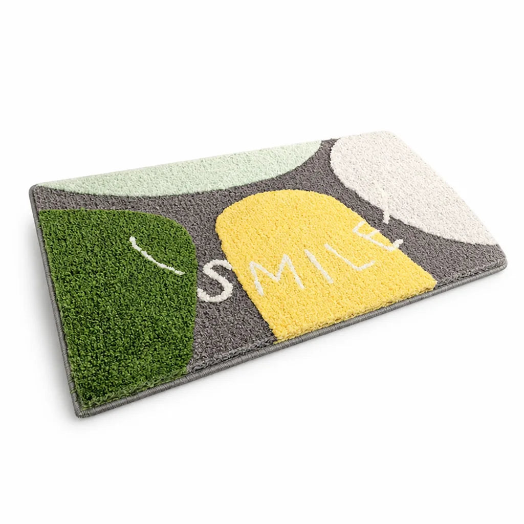 Bath Mat Shamrock Plush Non-Slip & Absorbent