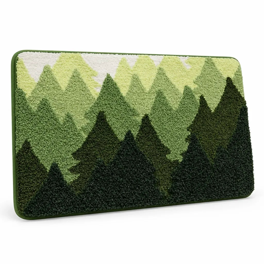 Bath Mat Shamrock Plush Non-Slip & Absorbent