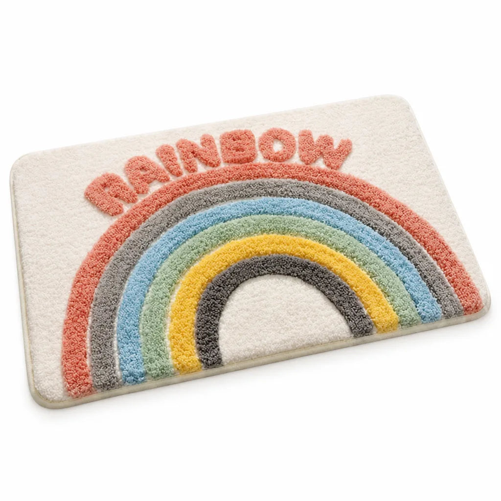 Bath Mat Shamrock Plush Non-Slip & Absorbent