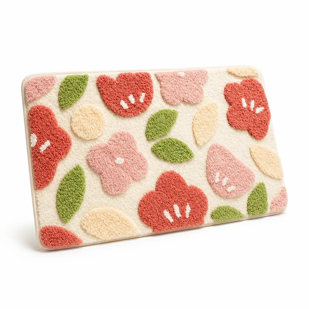Bath Mat Shamrock Plush Non-Slip & Absorbent