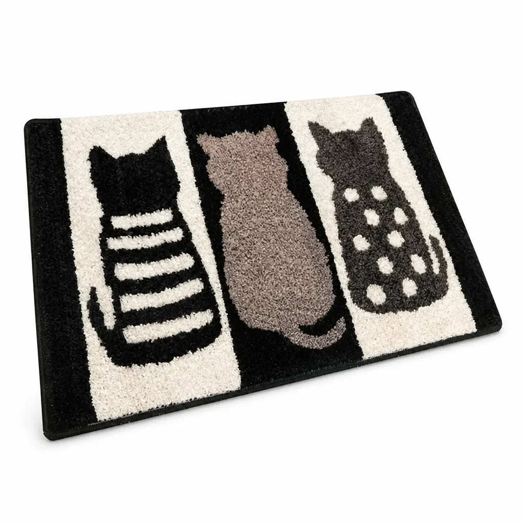 Bath Mat Shamrock Plush Non-Slip & Absorbent