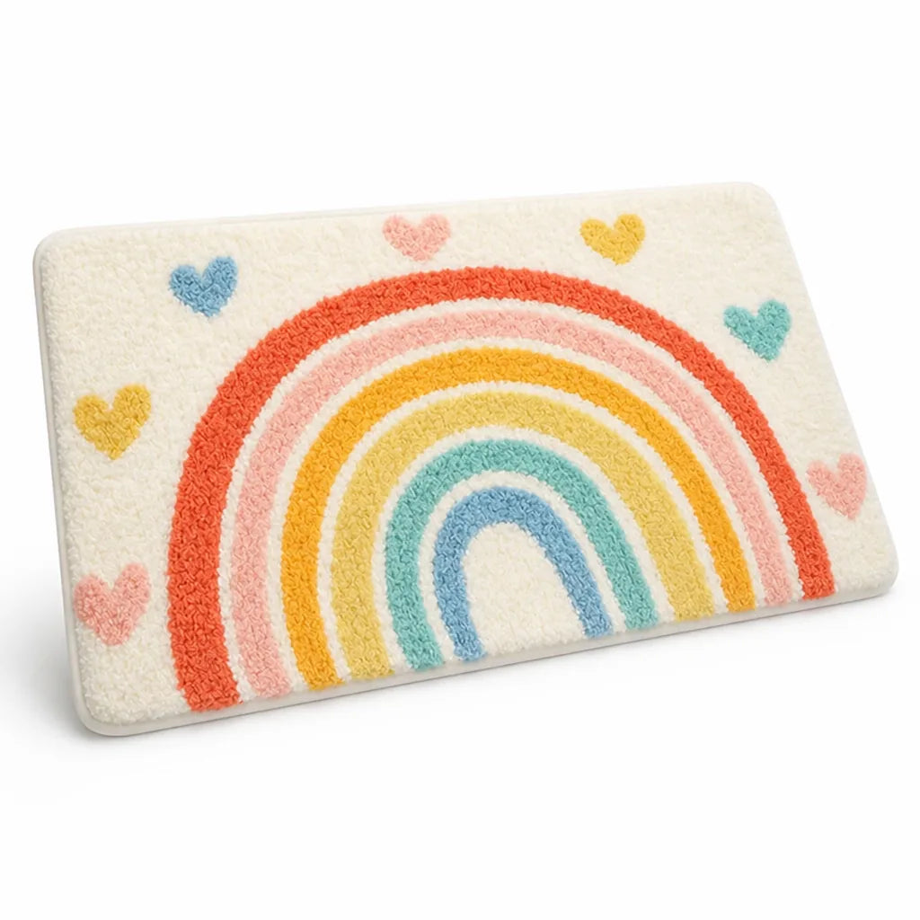 Bath Mat Shamrock Plush Non-Slip & Absorbent