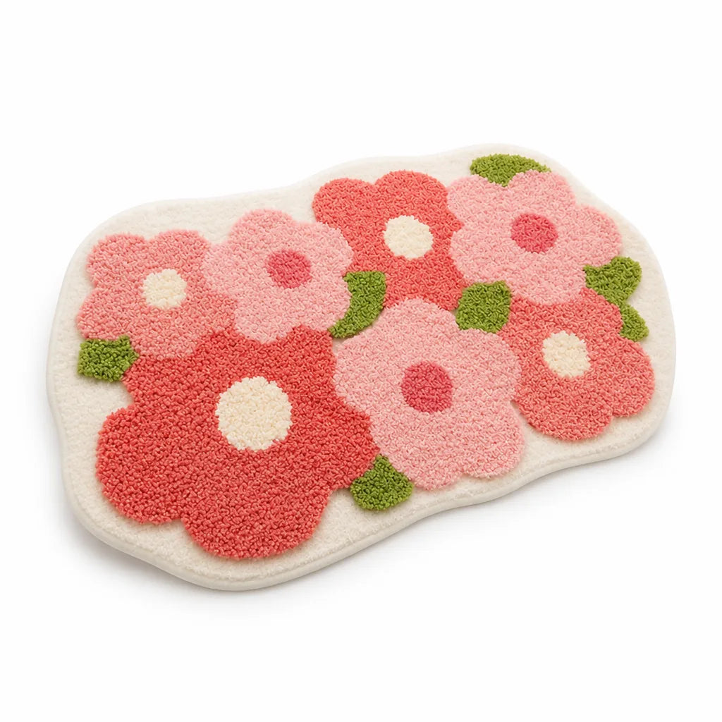 Bath Mat Shamrock Plush Non-Slip & Absorbent