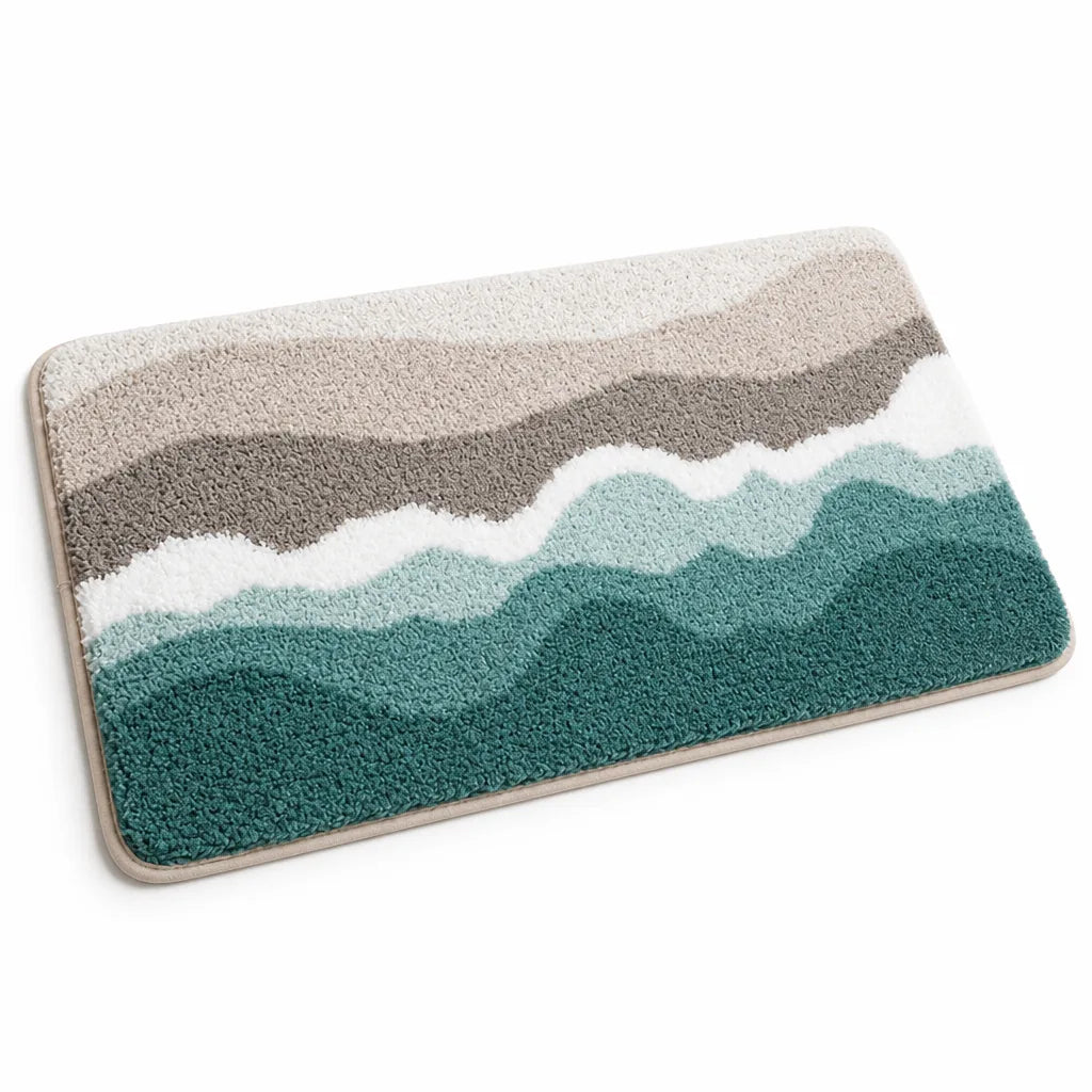 Bath Mat Shamrock Plush Non-Slip & Absorbent