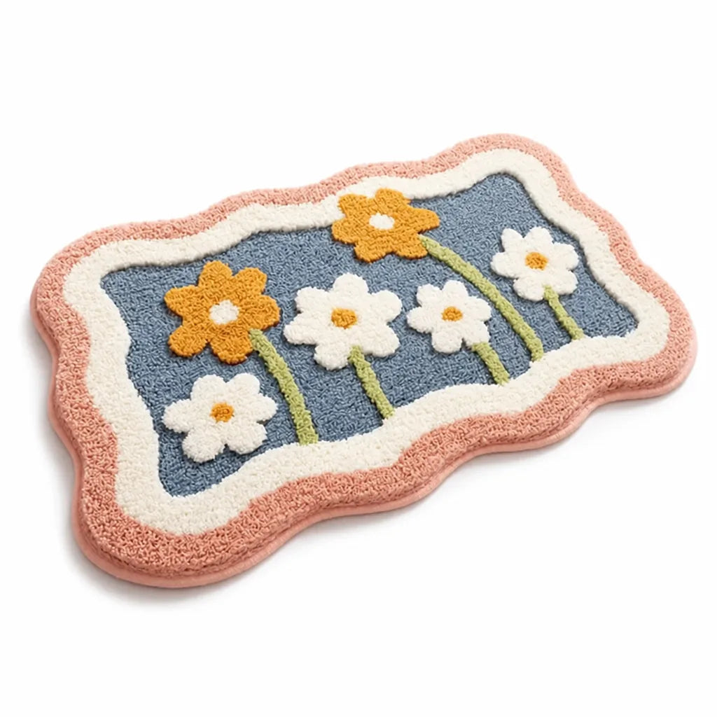 Bath Mat Shamrock Plush Non-Slip & Absorbent