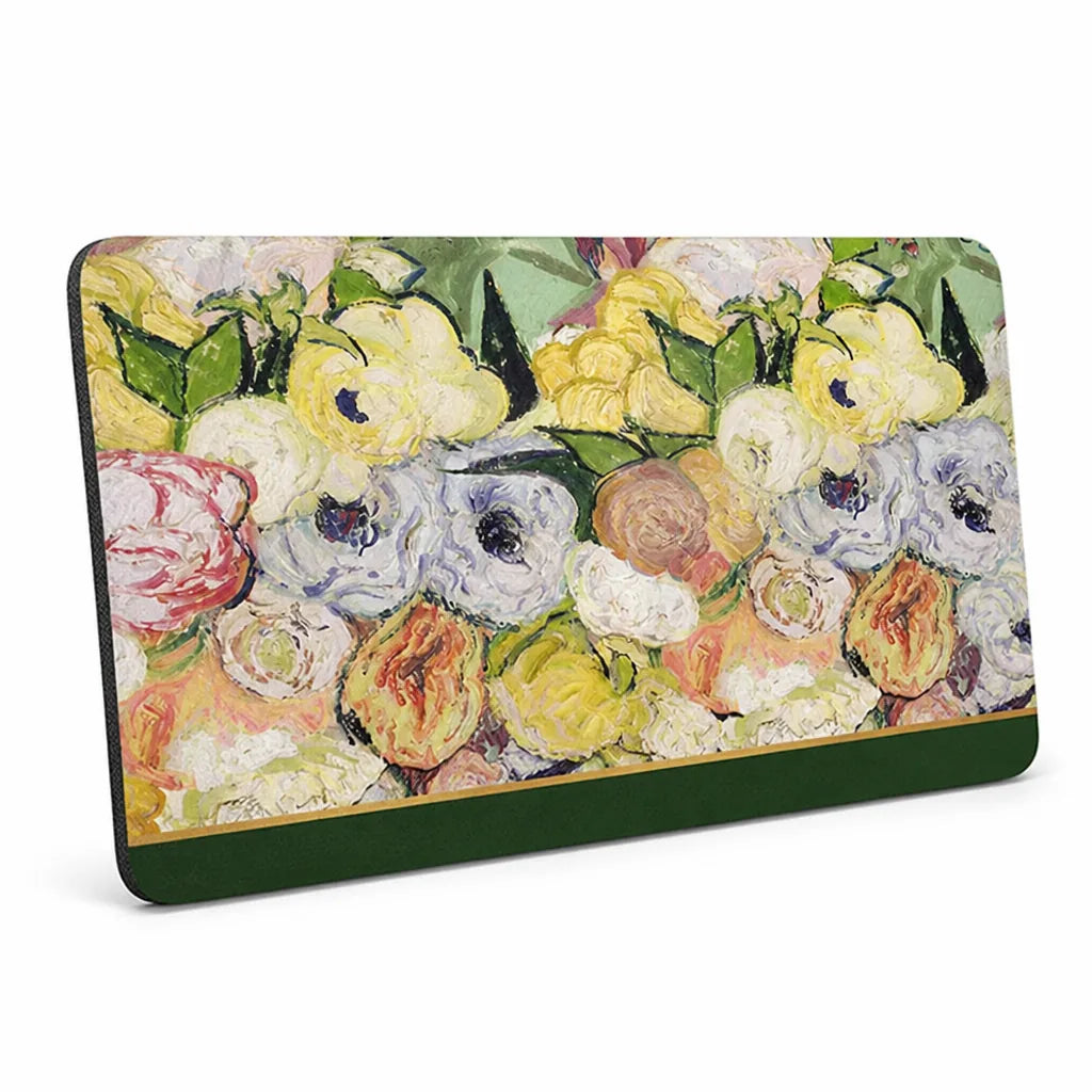 Bath Mat Sunflower Design Non-Slip Backing & Machine Washable