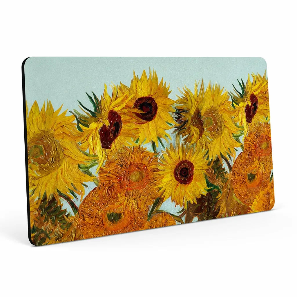 Bath Mat Sunflower Design Non-Slip Backing & Machine Washable