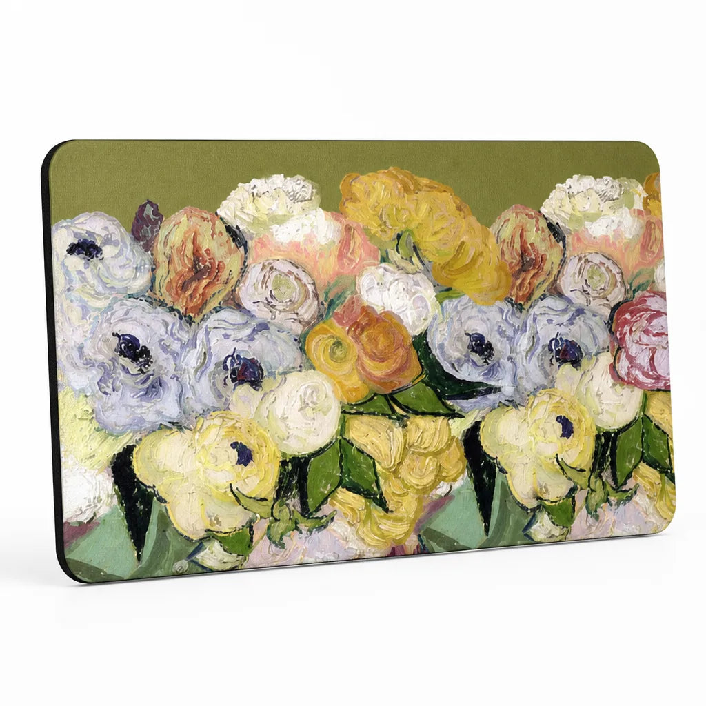 Bath Mat Sunflower Design Non-Slip Backing & Machine Washable