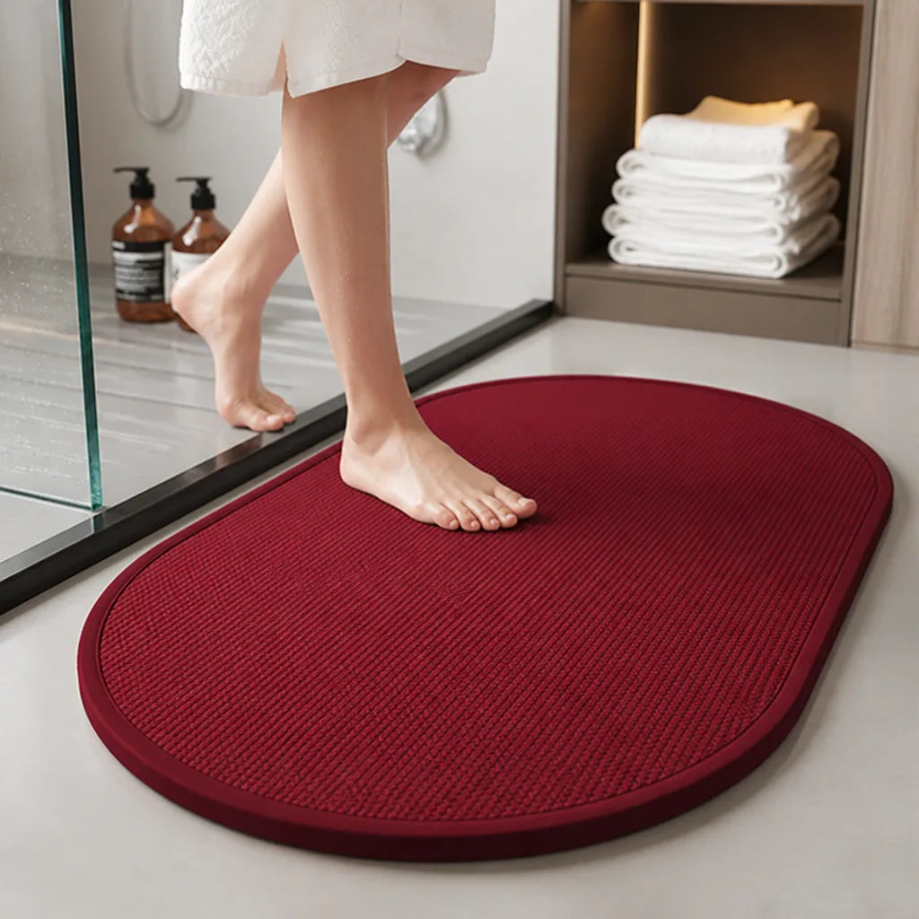 Bath Mat Ultra-Absorbent Non-Slip Machine Washable