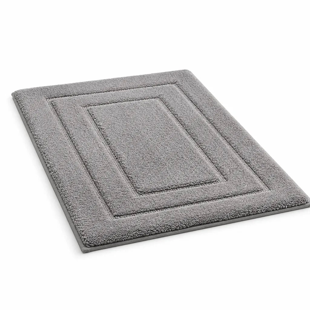Bath Mat Ultra-Soft Microfiber Absorbent & Non-Slip Backing