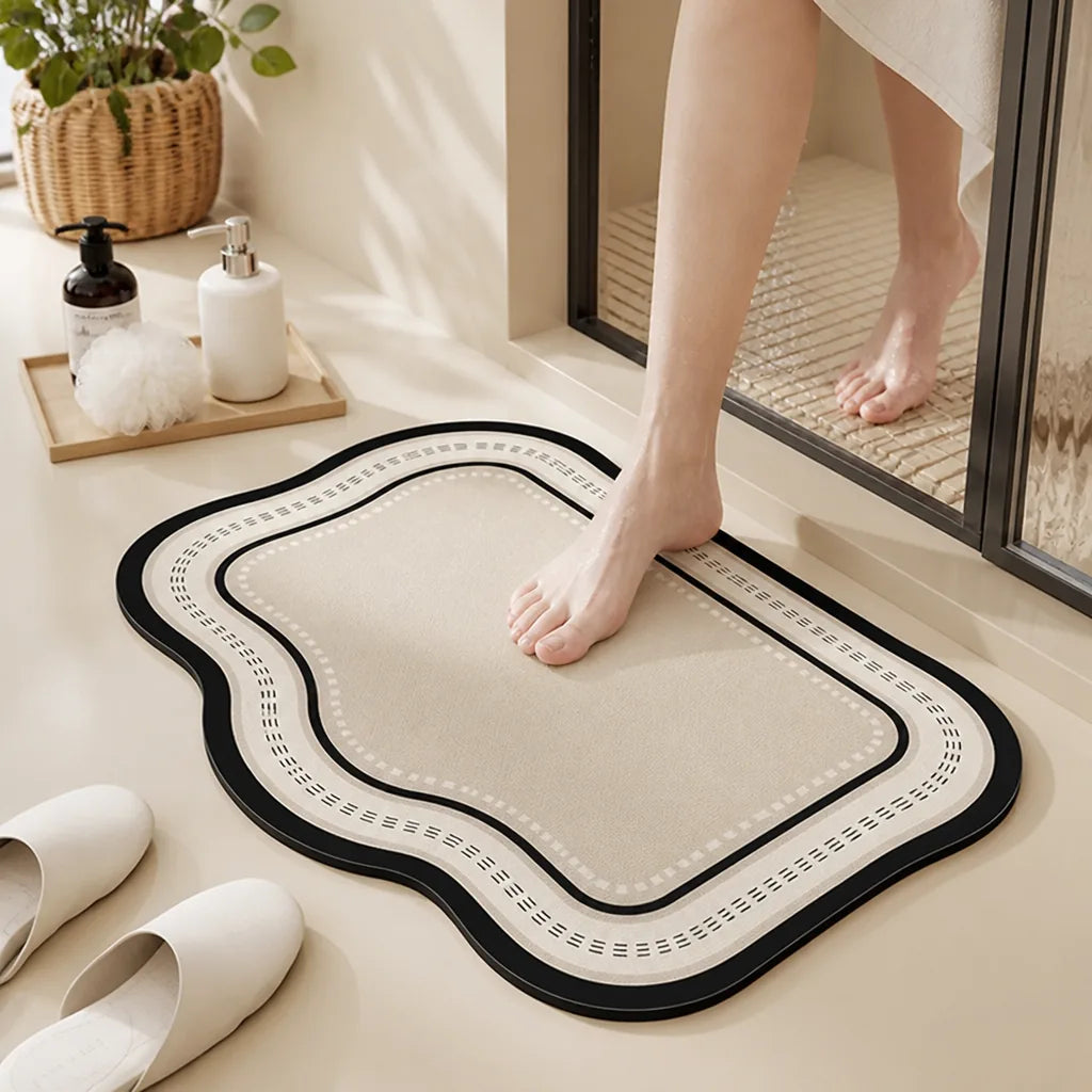 Bath Rug Plush Absorbent Non-Slip Backing