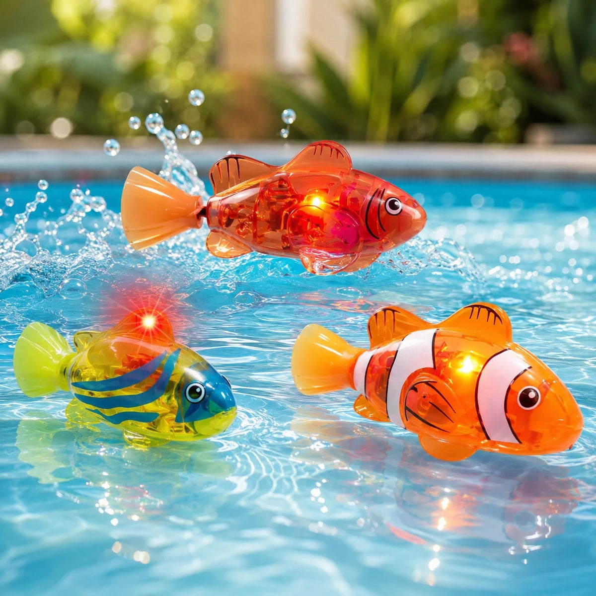 Bath Toy Water-Activated LED Swimming Fish