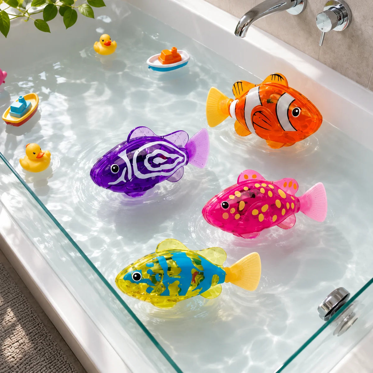 Bath Toy Water-Activated LED Swimming Fish