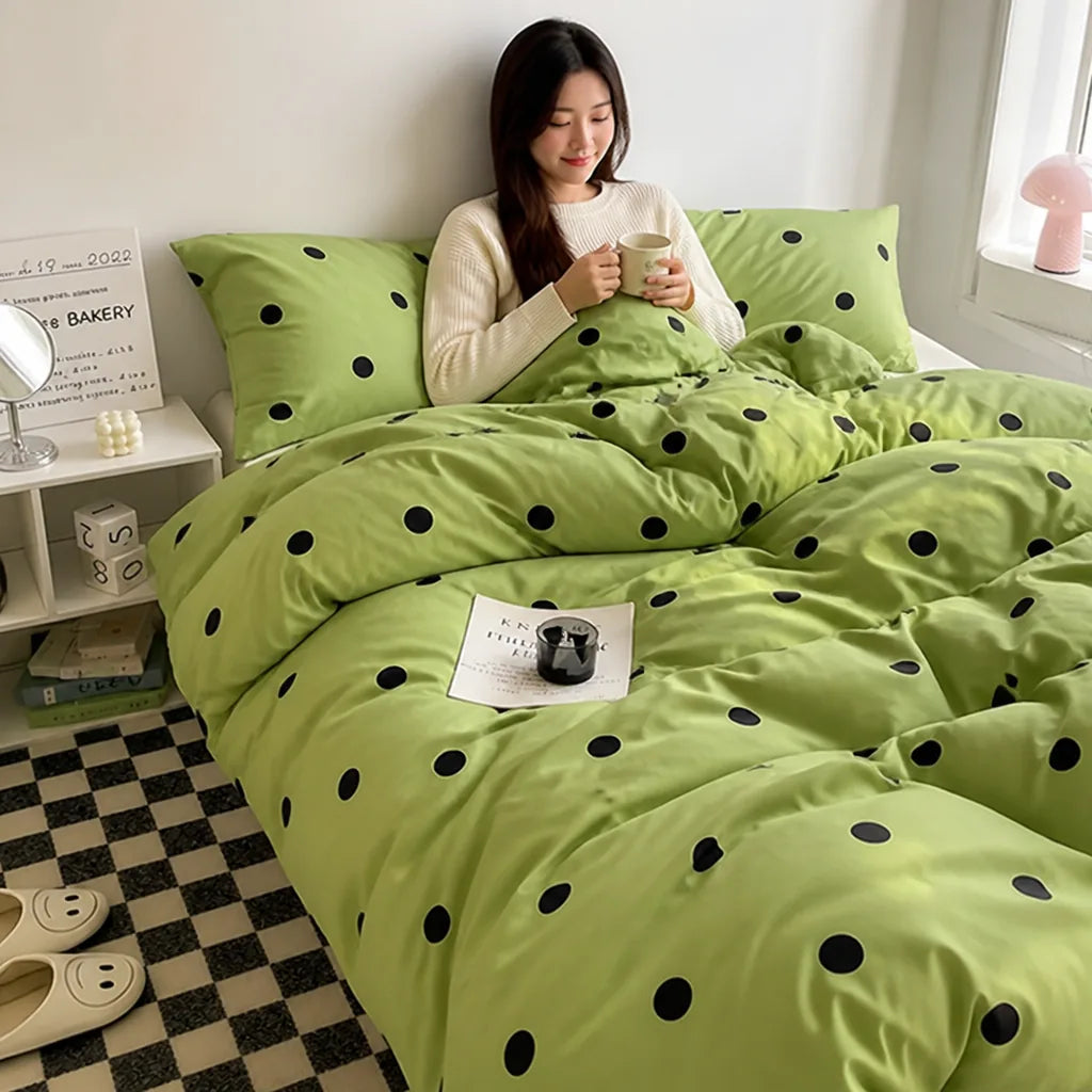 Bedding Set Cotton Breathable Machine Washable