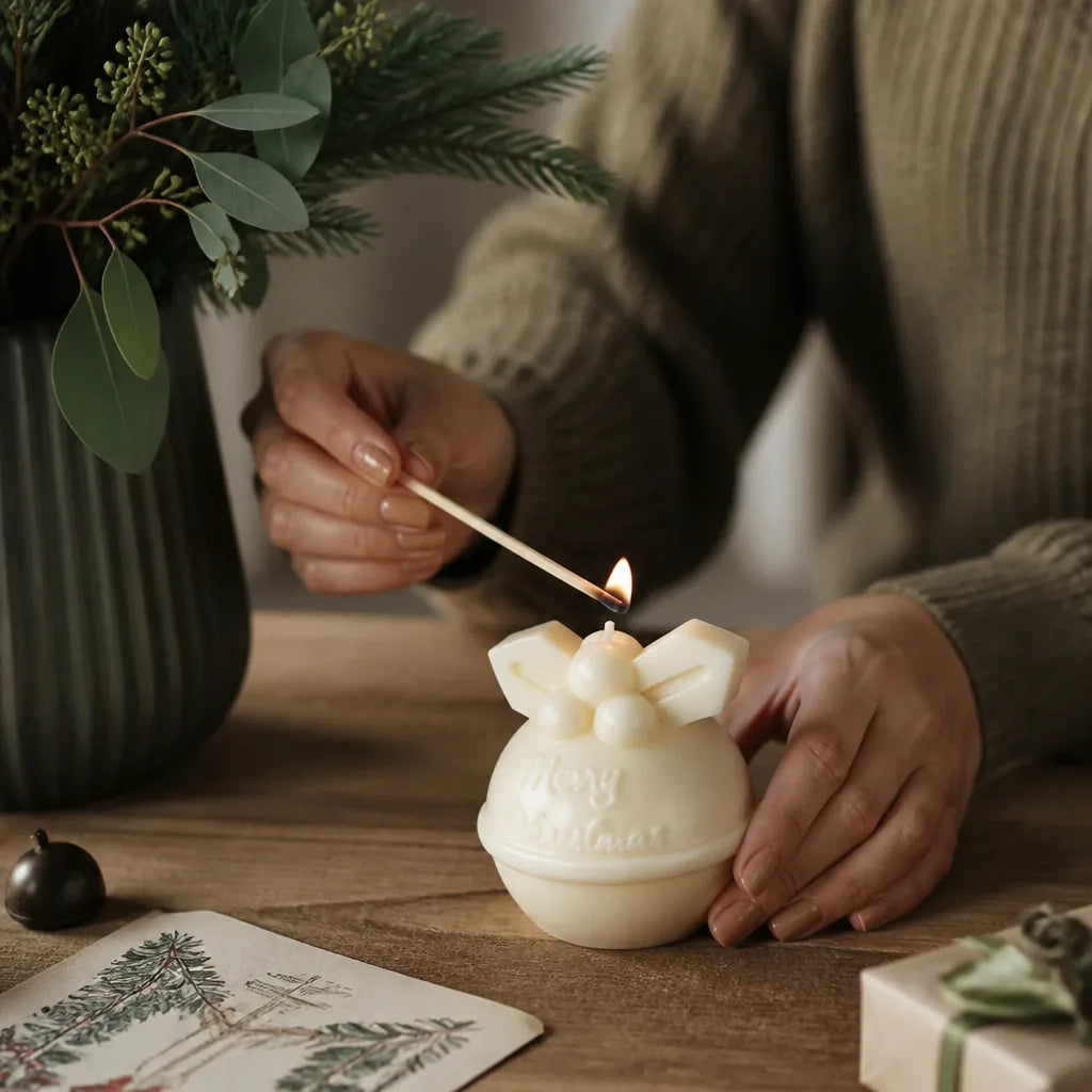 Bell-Shaped Christmas Candle