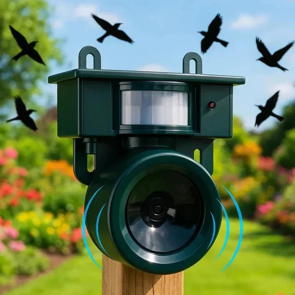 Bird Repeller Motion-Activated Adjustable Sound & Sensitivity