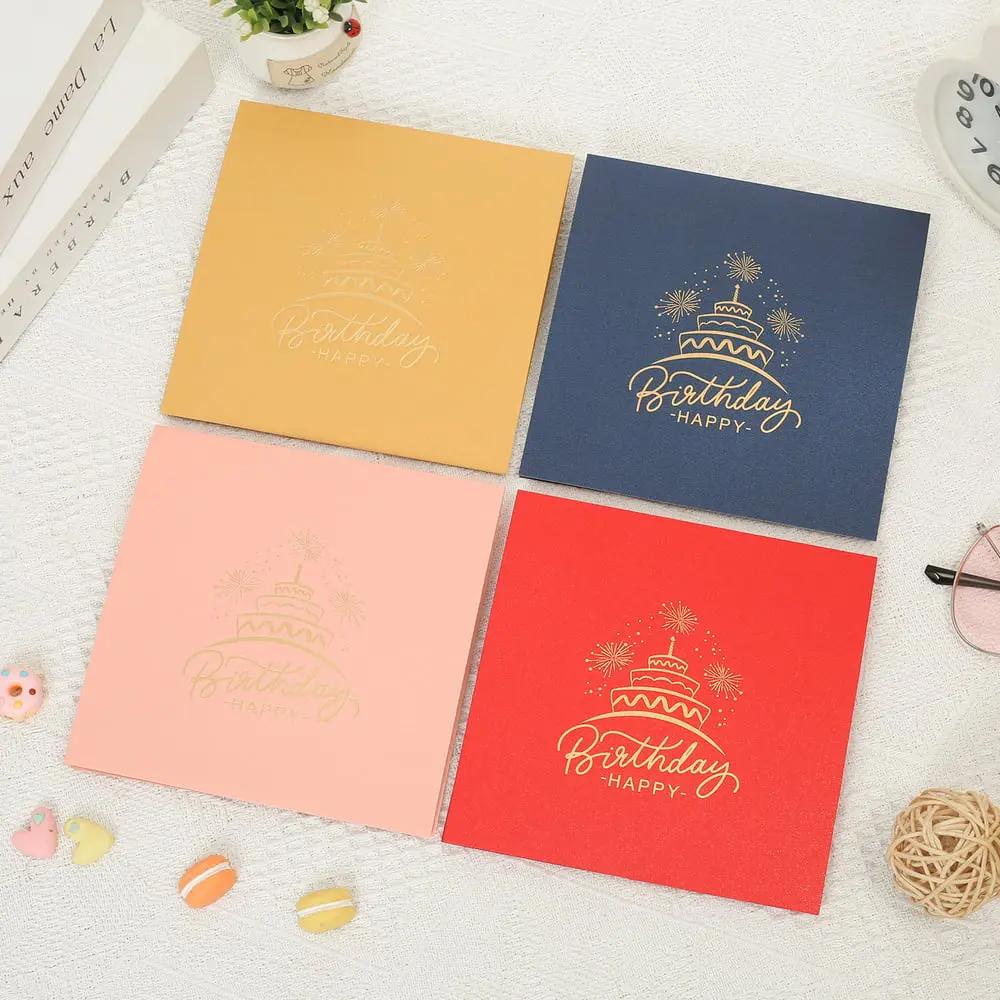 Birthday Card 3D Pop-Up Laser-Cut LED Light & Music