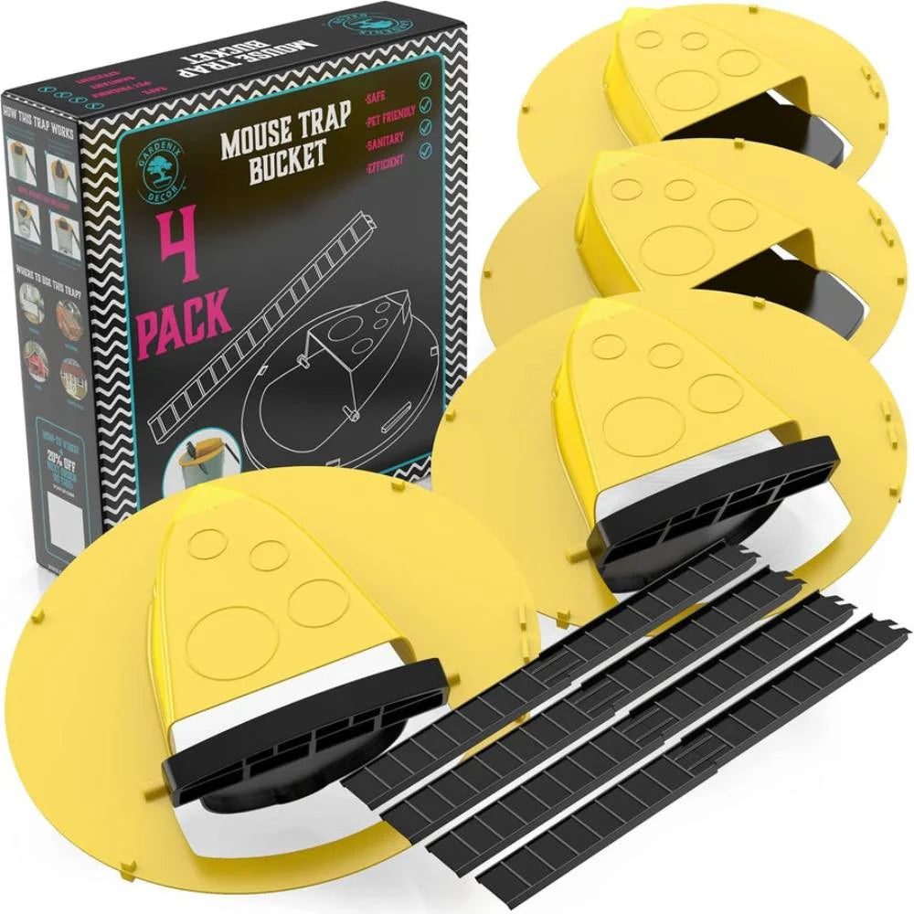 Bucket Lid Rodent Trap Auto-Reset Hands-Free