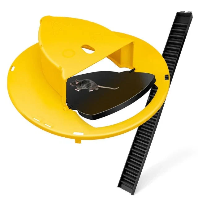 Bucket Trap Humane Flip-and-Slide Auto-Reset