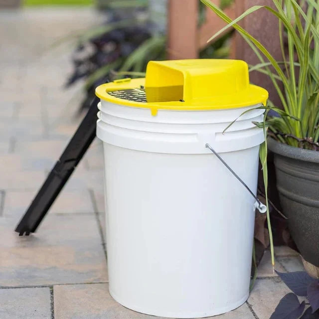 Bucket Trap Humane Flip-and-Slide Auto-Reset