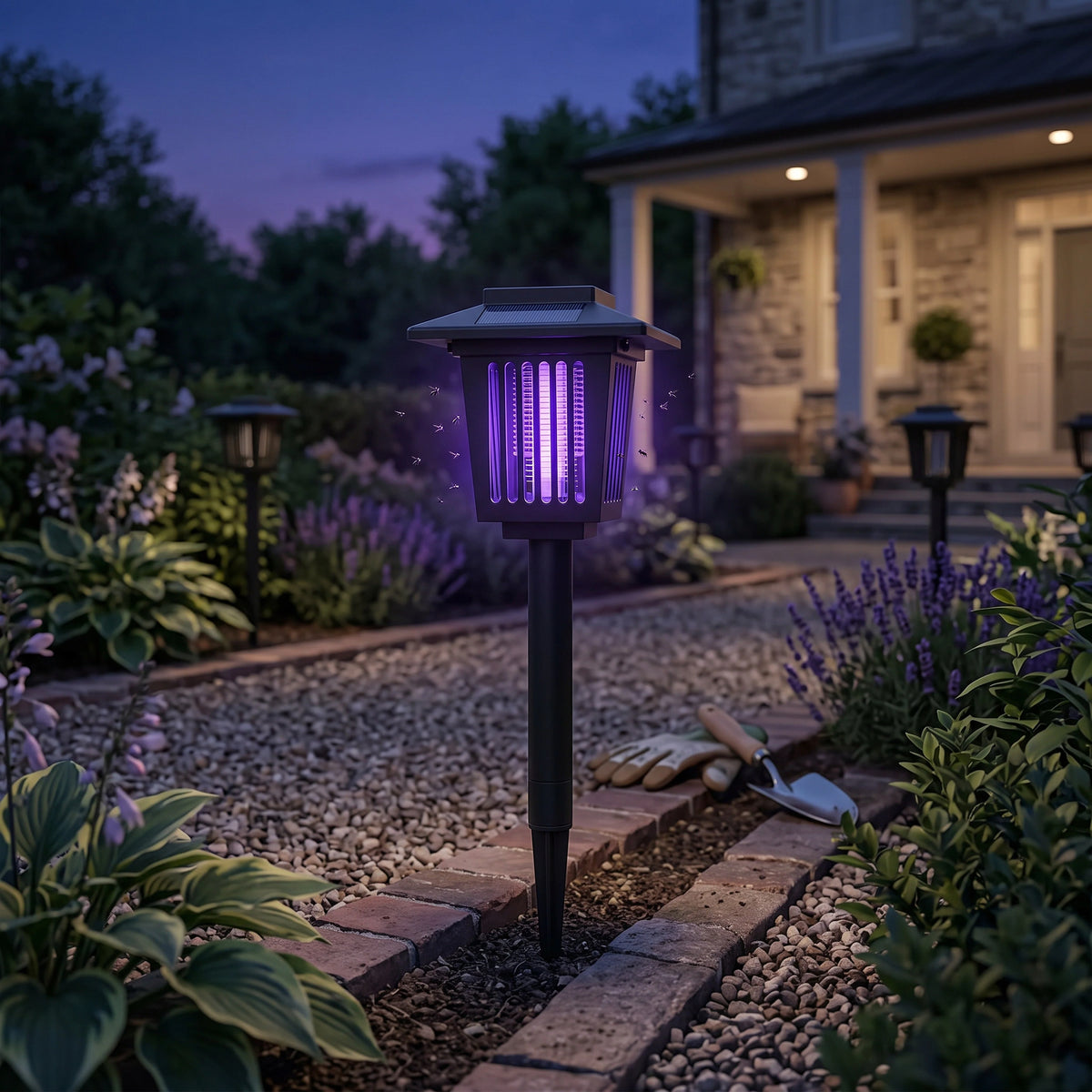 Bug Zapper & Pathway Light Solar Powered IP65