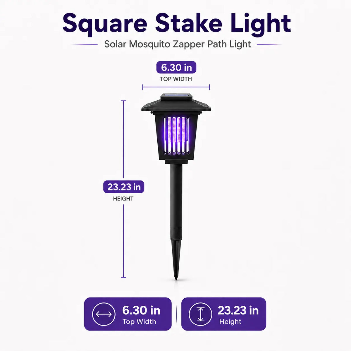 Bug Zapper & Pathway Light Solar Powered IP65
