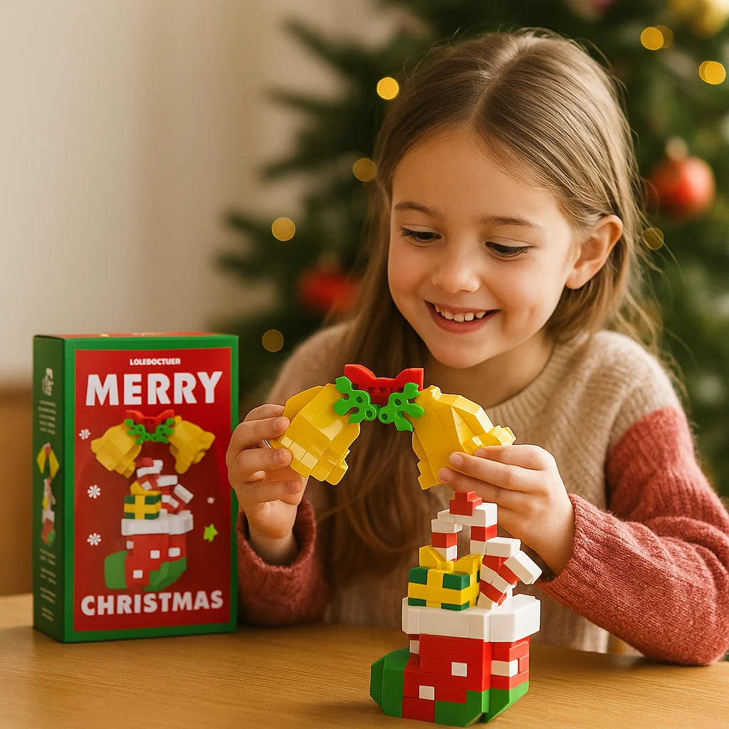 Building Block Set Interlocking Reusable Illustrated Instructions