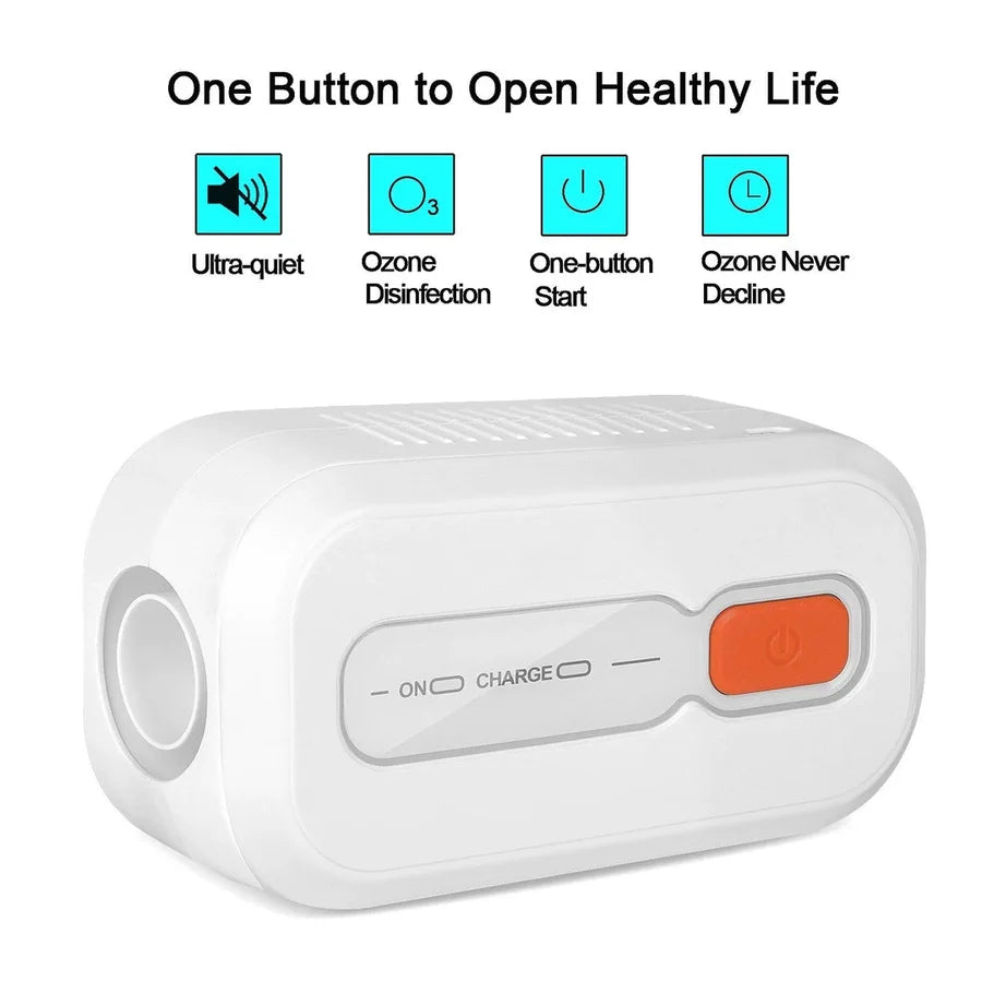 CPAP Cleaner Waterless Ozone Sanitizer USB Rechargeable 30-Min Cycle