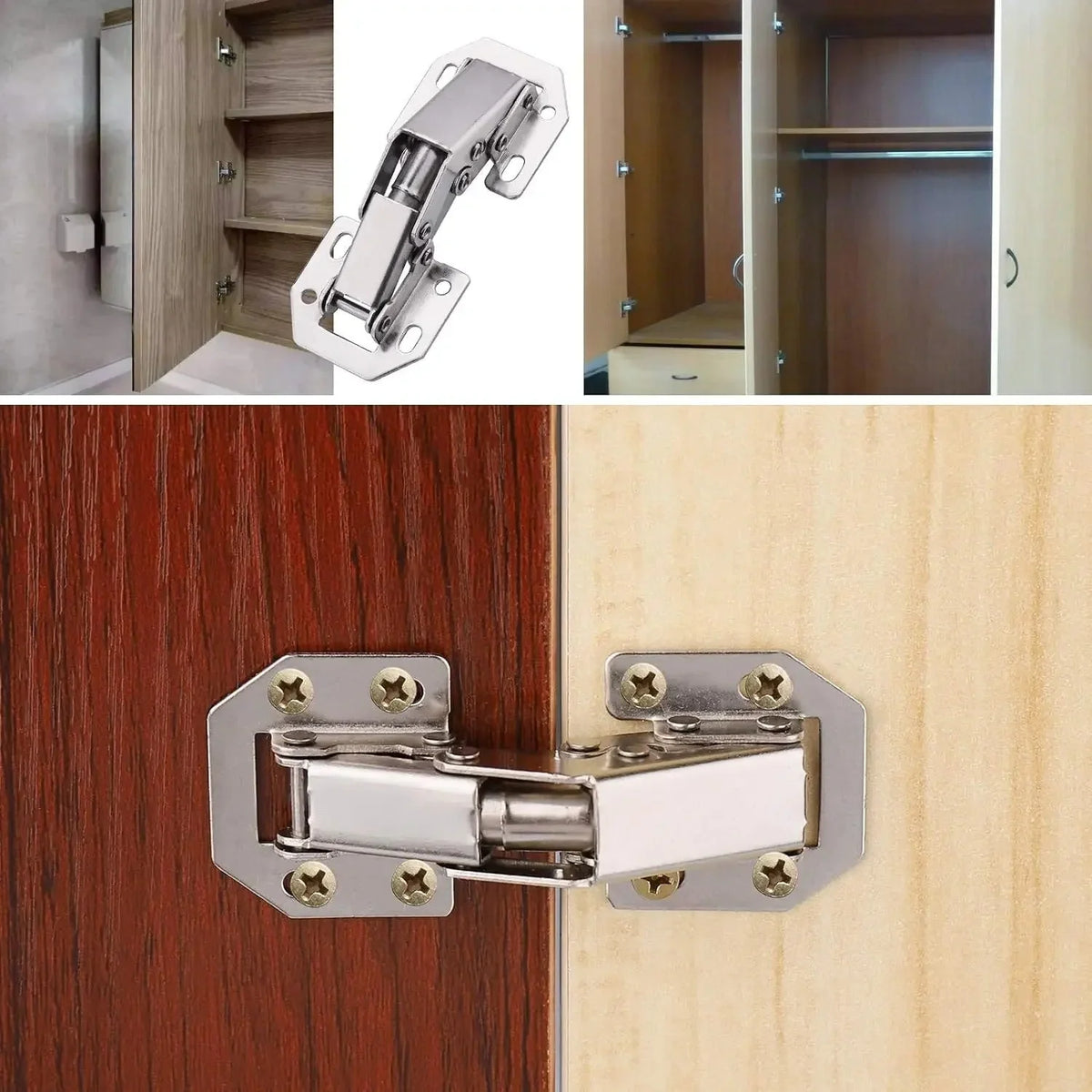 Cabinet Hinge Hydraulic Soft-Close Satin Nickel