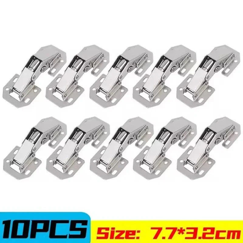Cabinet Hinge Hydraulic Soft-Close Satin Nickel