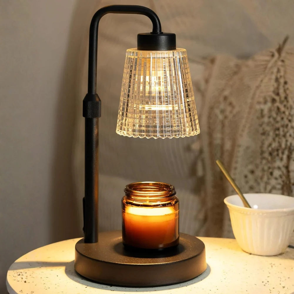 Candle Warmer Lamp Dimmable & Height-Adjustable 12-Hour Timer