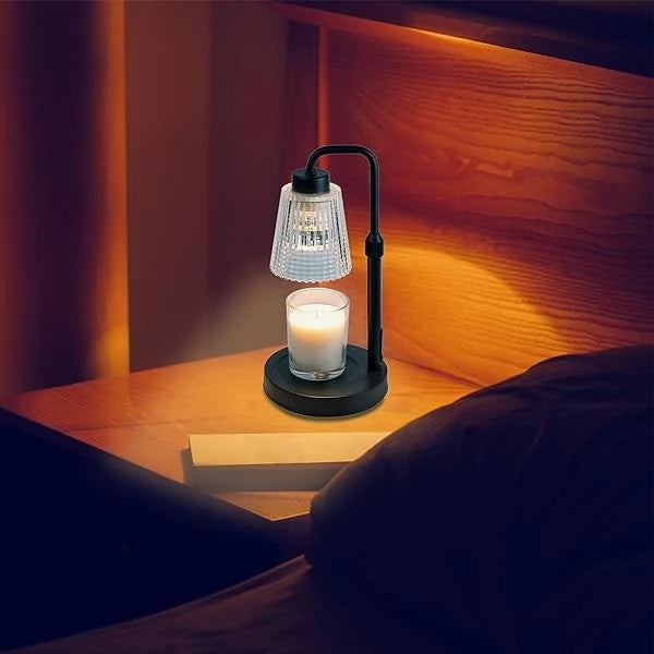 Candle Warmer Lamp Dimmable & Height-Adjustable 12-Hour Timer