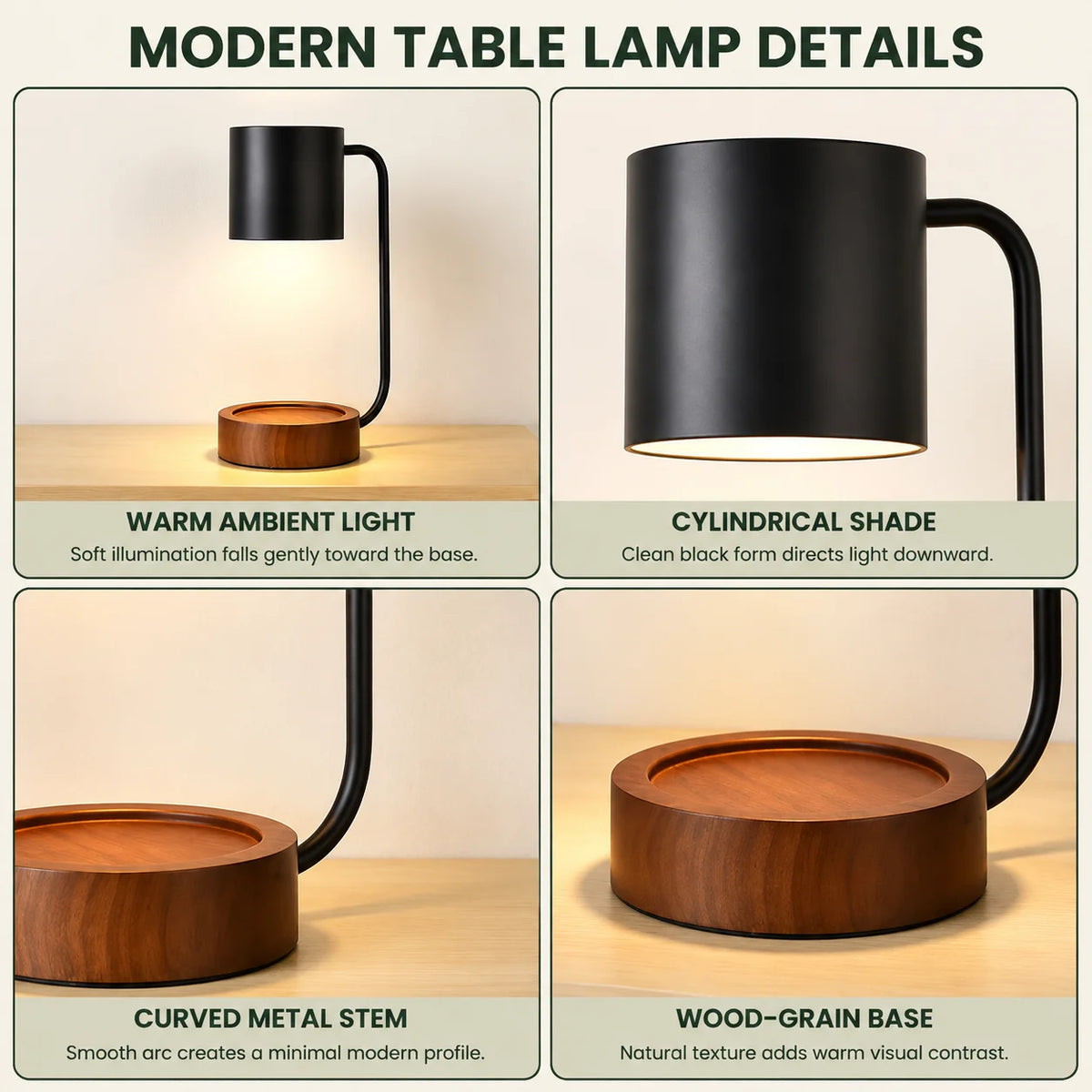 Candle Warmer Lamp Flameless Stepless Dimmer & Timer