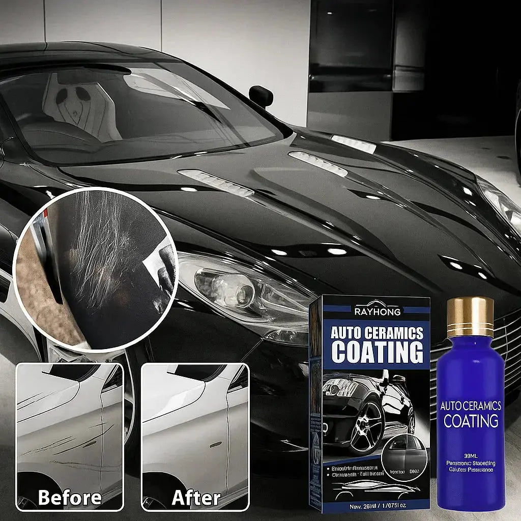 Car Ceramic Spray Sealant Hydrophobic 60ml Microfiber & Sponge