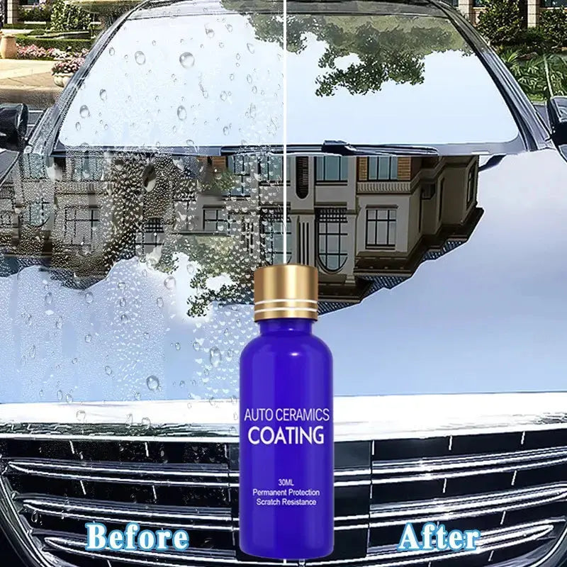Car Ceramic Spray Sealant Hydrophobic 60ml Microfiber & Sponge