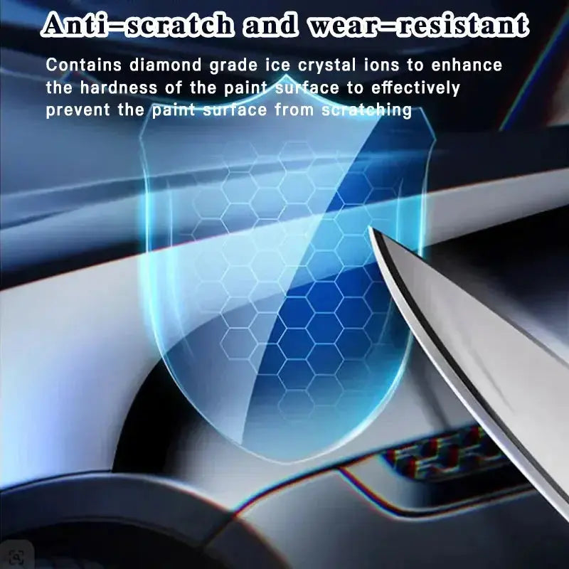 Car Ceramic Spray Sealant Hydrophobic 60ml Microfiber & Sponge