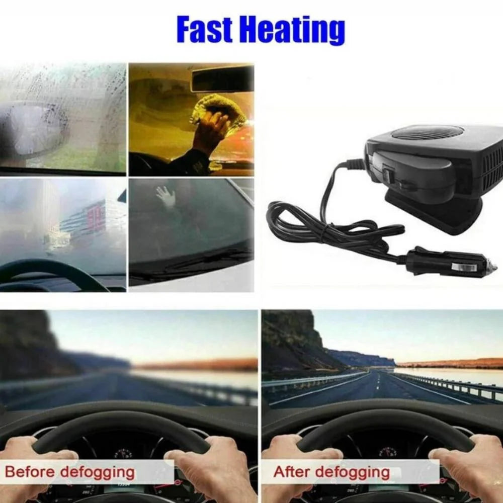 Car Heater 12V Ceramic Heat & Fan