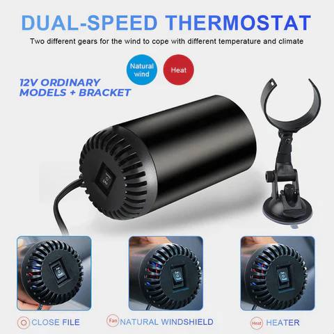 Car Heater Instant Heat & Cool 360° Rotatable Cup