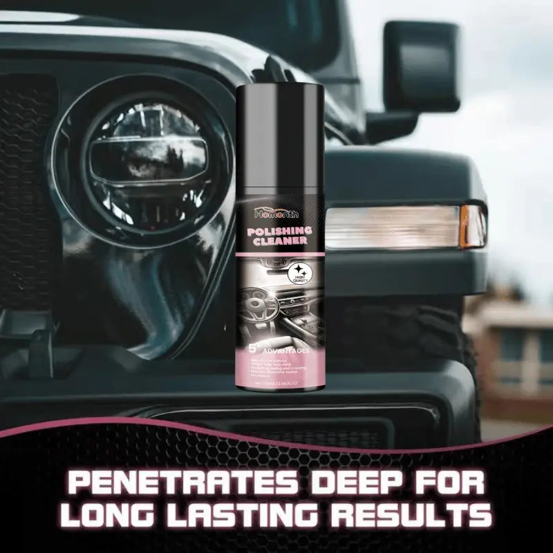 Car Interior Polish Spray Dry Non-Greasy Leather & Vinyl