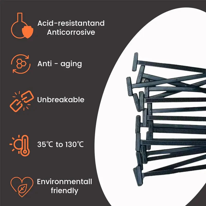 Car Panel Clips Universal Nylon Tool-Free 100 Pieces