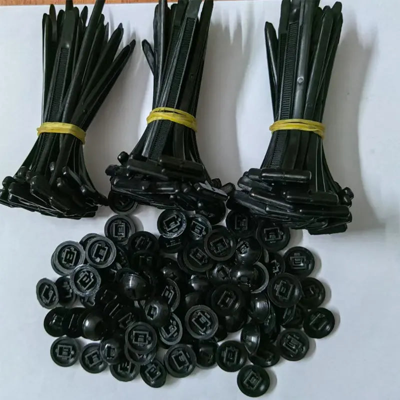 Car Panel Clips Universal Nylon Tool-Free 100 Pieces